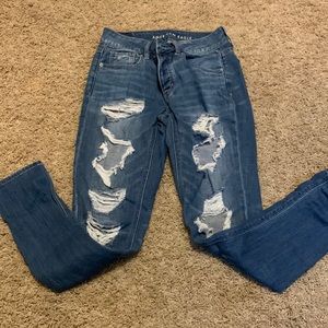 American Eagle Oversized Tom Girl Jeans